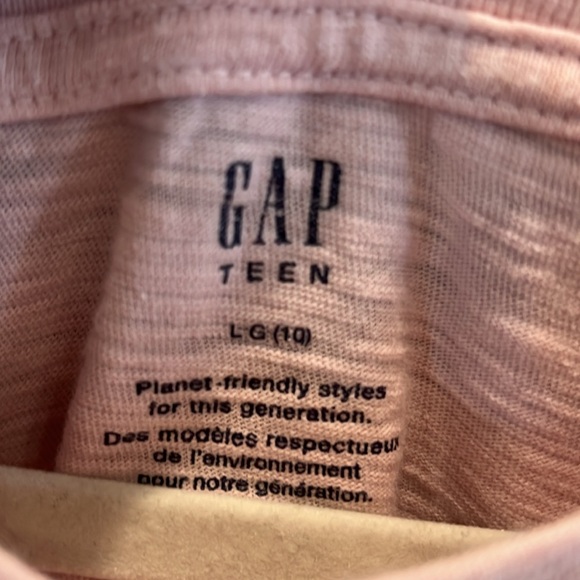 Gap teen crop shirt. Like new size large (10) - Picture 2 of 3
